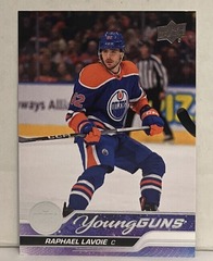 2023-24 Upper Deck Series 2 #499 Raphael Lavoie Young Guns Edmonton Oilers